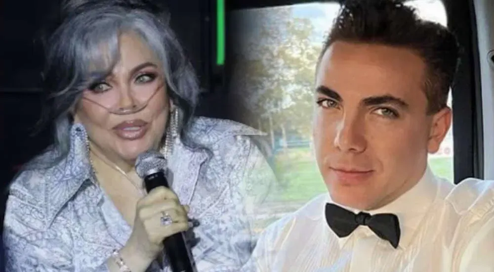 Verónica Castro reaparece con oxígeno.
